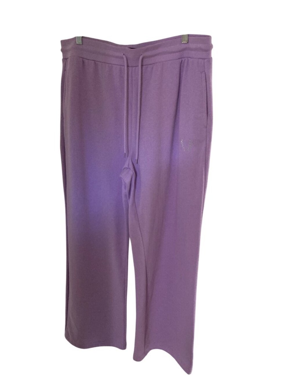True Religion Women's Crystal Straight Sweats Lavendula Pants XL NWT